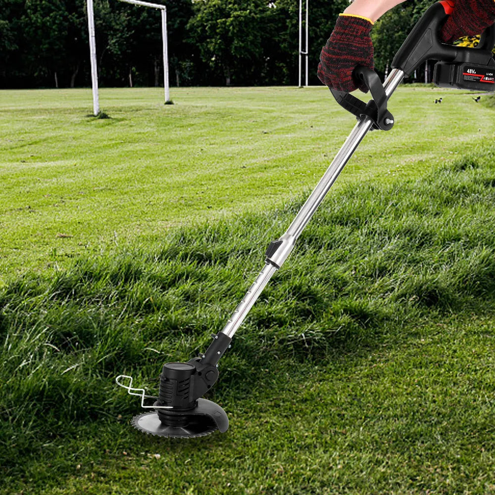 CORTA CESPED ELECTRICO 2 BATERIAS DE 48V 1 DISCOS